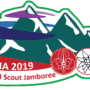 Logo und Abzeichen Österreich Kontingent für das Jamboree 2019